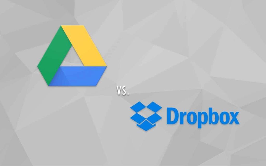 Google Drive versus Dropbox